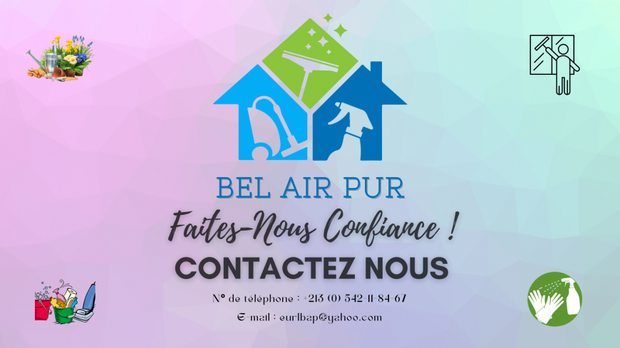 Bel Air Pur entreprise de Nettoyage, entretien et jardinage